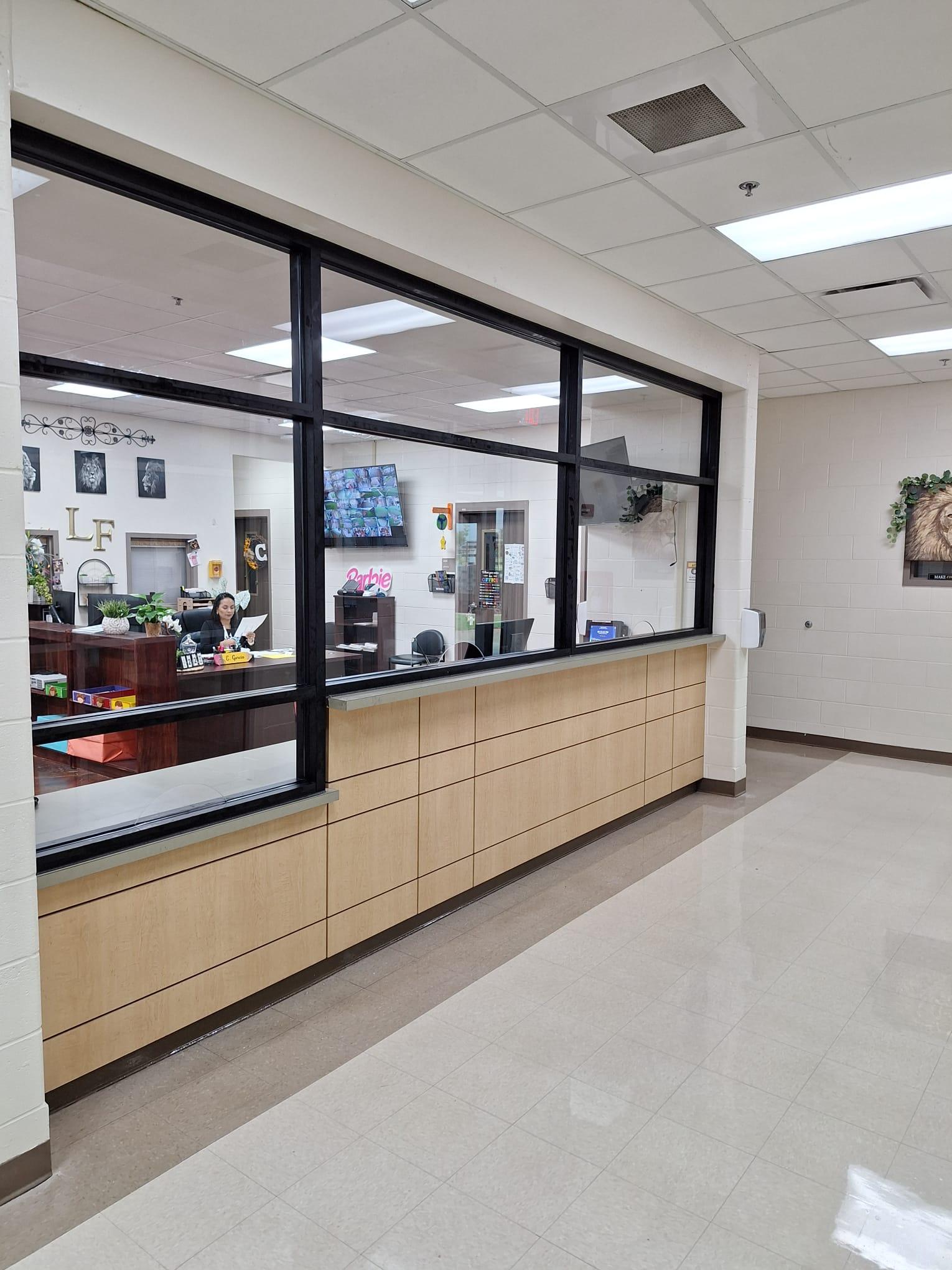 Office glass partition